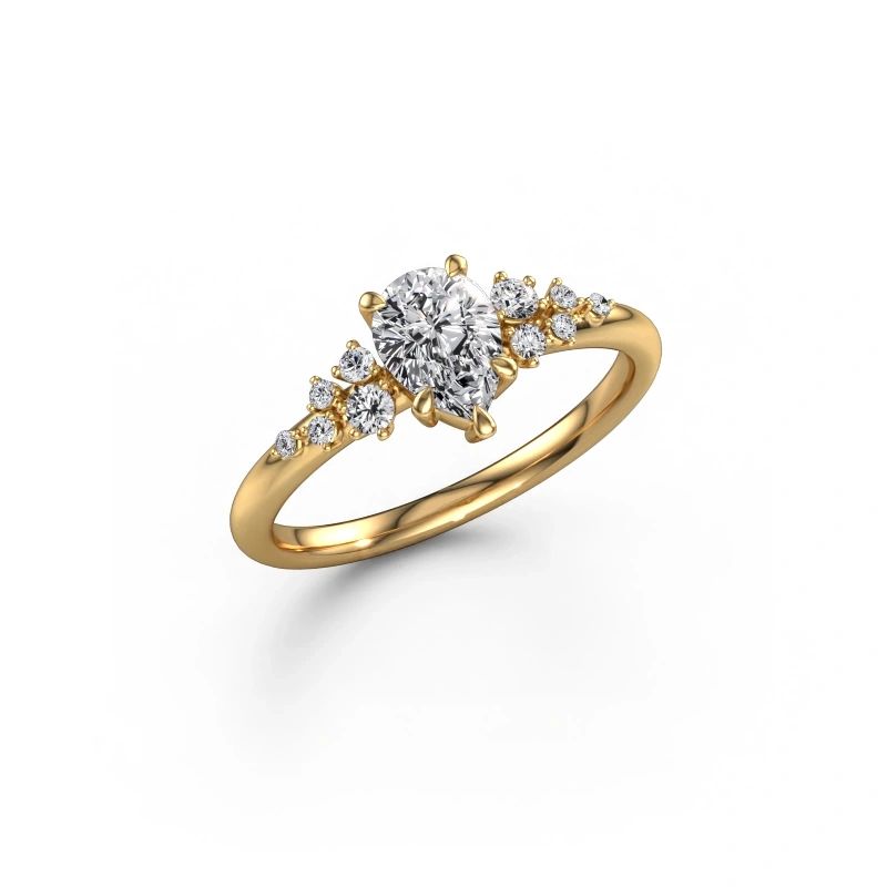 Bague Royce PER 585 or jaune diamant 0.783 crt
