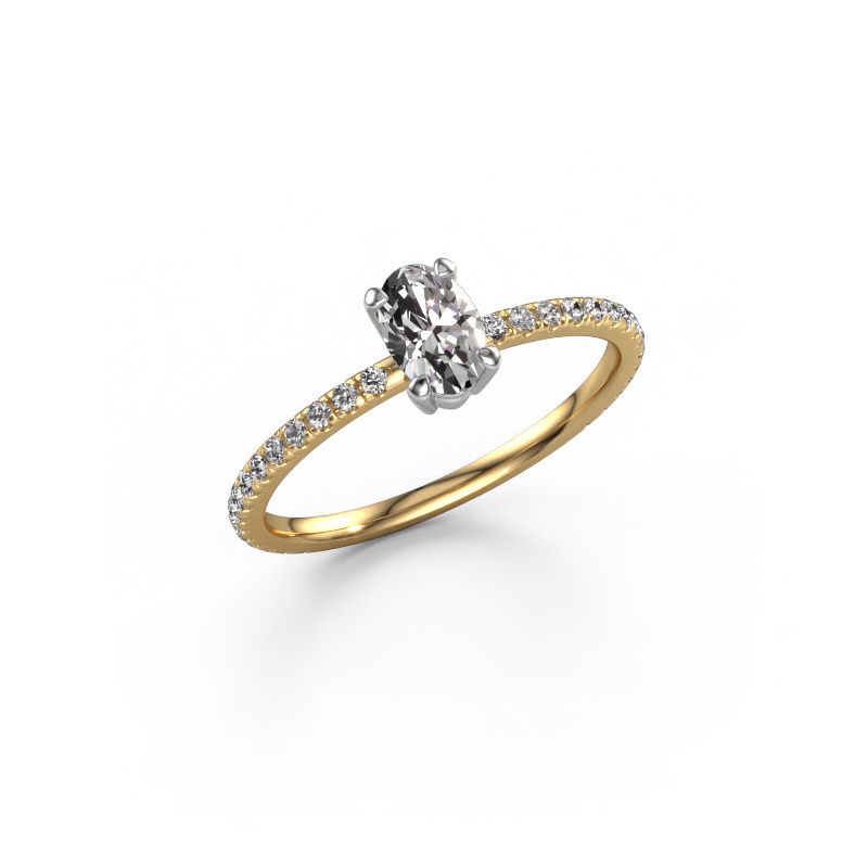 Engagement ring Lynelle 2 585 gold diamond 0.40 crt