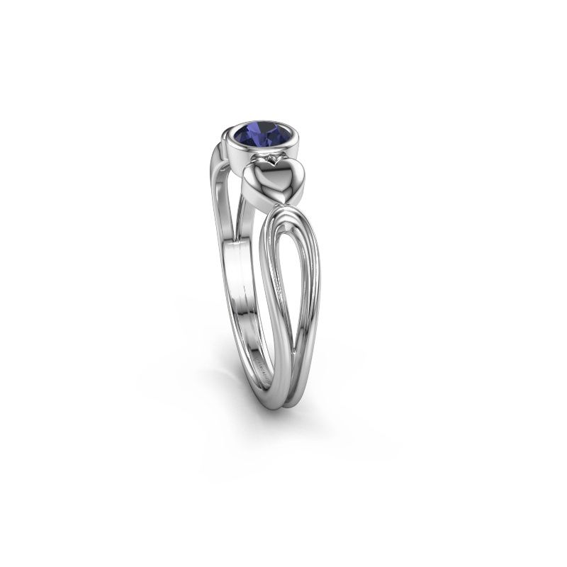 Image of Ring Lorrine 950 platinum sapphire 4 mm