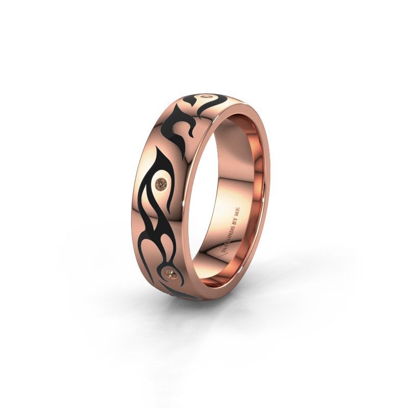 Image of Wedding ring WH3050L26P<br/>585 rose gold ±6x2 mm