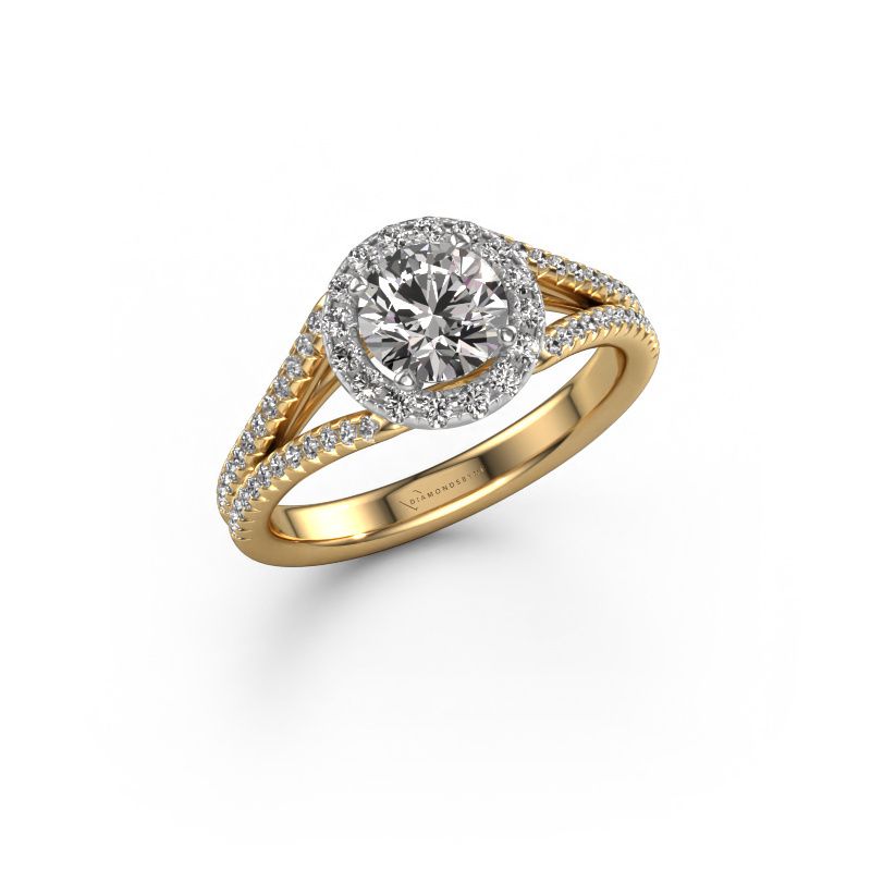 Verlobungsring Verla rnd 2 585 Gold Diamant 1.42 crt