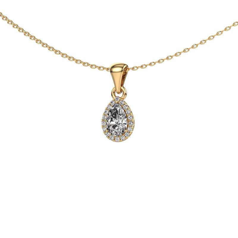 Pendant Seline per 585 gold diamond 1.50 crt
