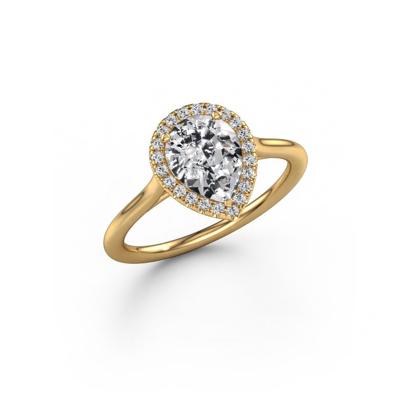 Engagement ring Seline per 1 585 gold lab grown diamond 1.147 crt