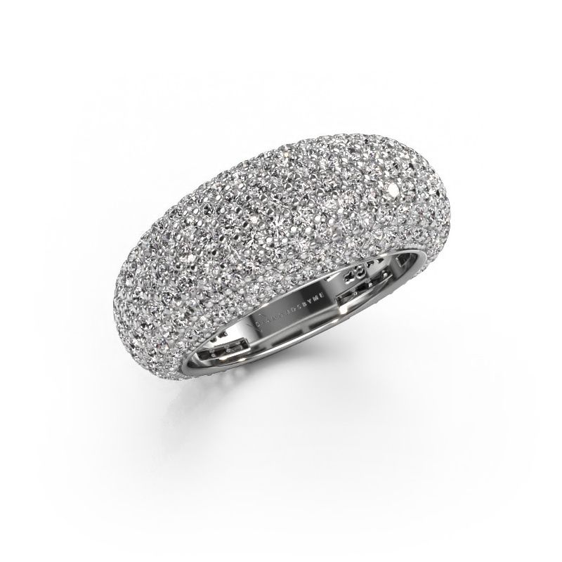 Ring Lyndia 585 white gold lab-grown diamond 2.769 crt