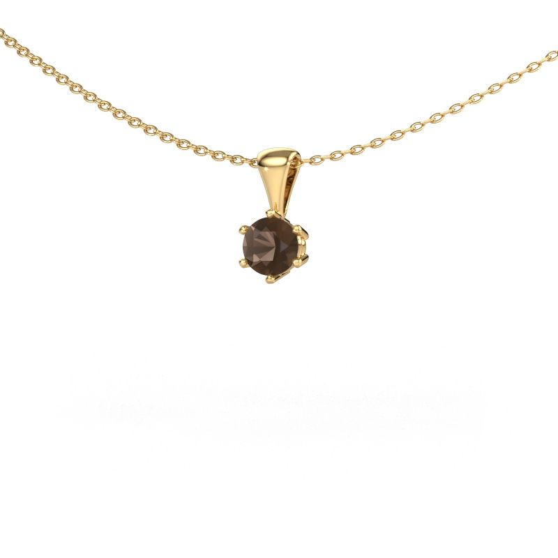 Ketting Fay 585 goud rookkwarts 4.7 mm