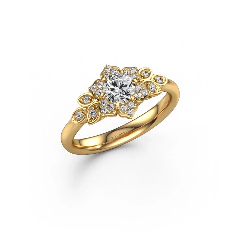 Engagement ring Tatjana 585 gold lab-grown diamond 0.535 crt