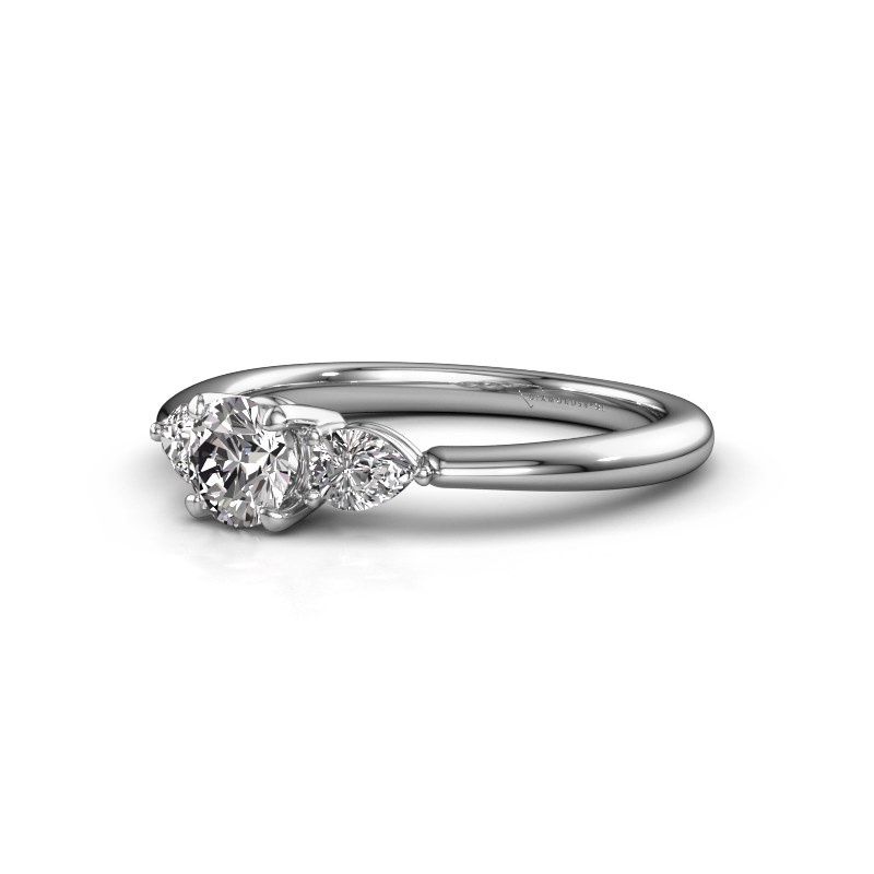 Afbeelding van Verlovingsring Chanou RND 925 zilver diamant 0.82 crt