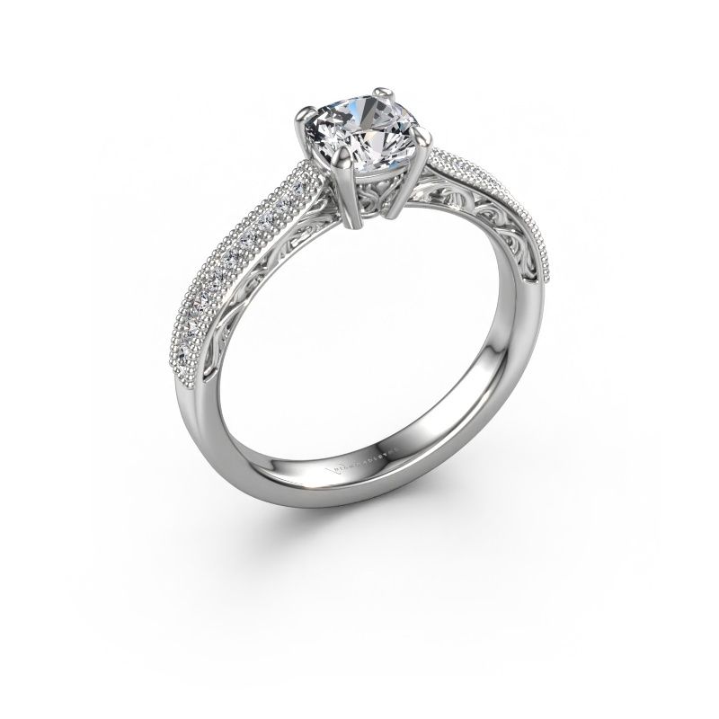 Verlobungsring Shonta CUS 950 Platin Lab-grown Diamant 1.134 crt