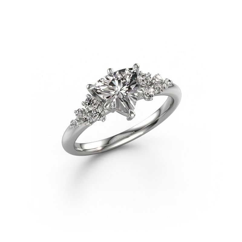 Engagement ring Royce TRI 950 platinum lab-grown diamond 0.683 crt