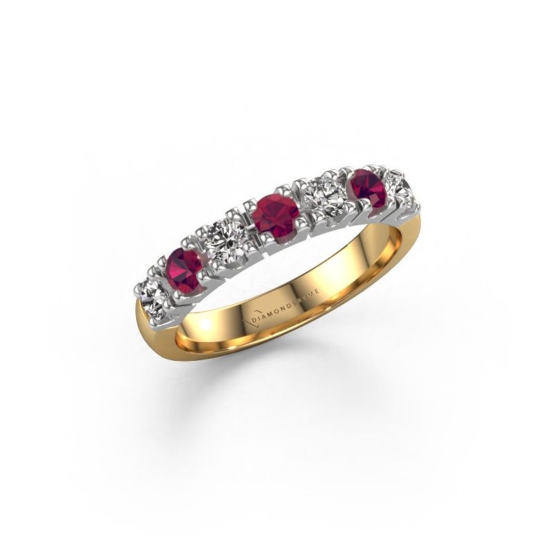 Ring Rianne 7 585 gold rhodolite 3 mm