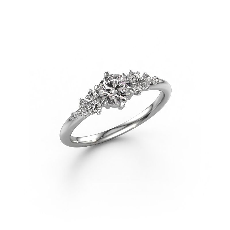 Engagement ring Royce RND 585 white gold diamond 0.50 crt