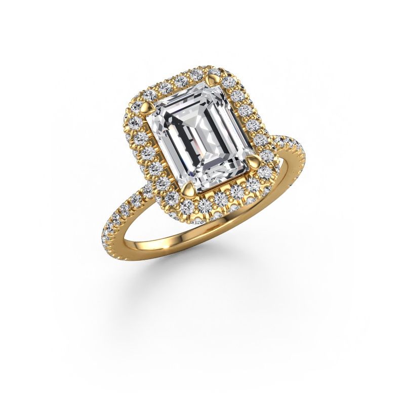 Engagement ring Talitha EME 585 gold diamond 3.429 crt
