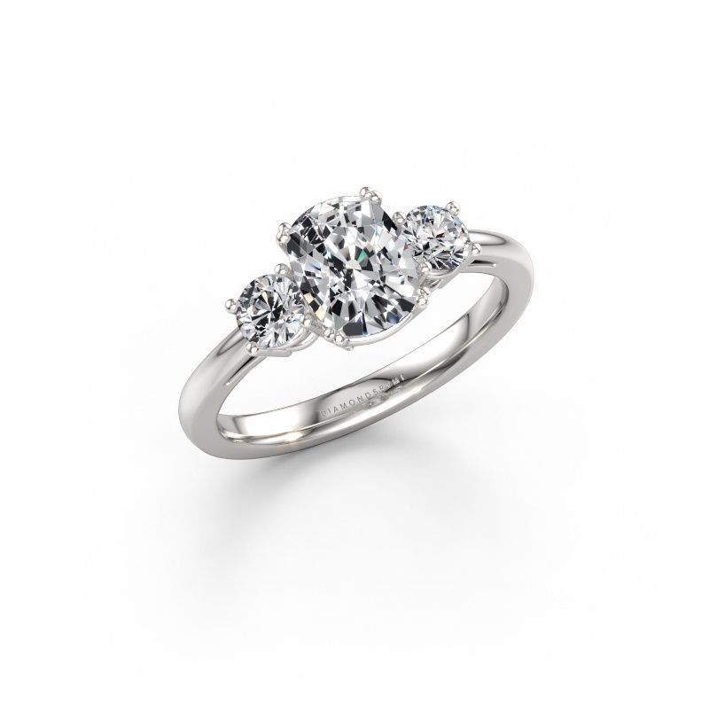 Förlovningsring Dominique CSH 1 585 vitt guld diamant 1.65 crt