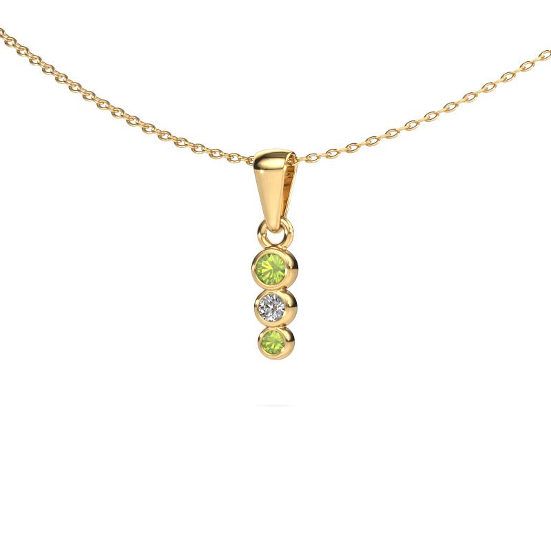 Anhänger Felica 585 Gold Peridot 2.7 mm