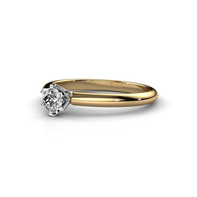 Image de Bague de fiançailles Tiffy 1<br/>585 or jaune<br/>Diamant 0.25 crt