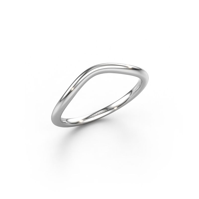 Stackable ring SR30C2 585 white gold