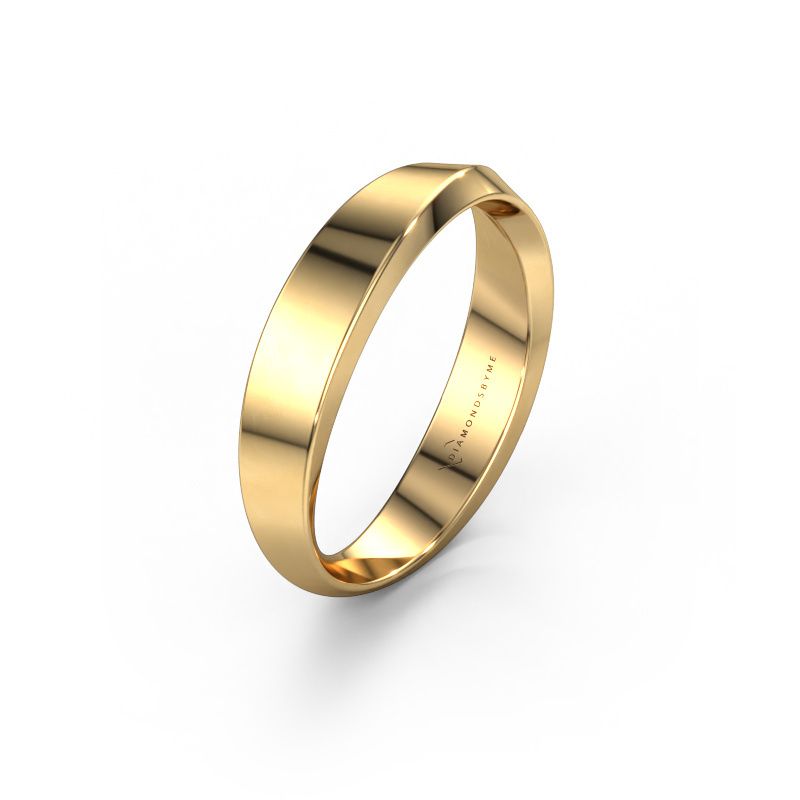 Wedding ring WH2222L14B 585 gold ±4x2 mm