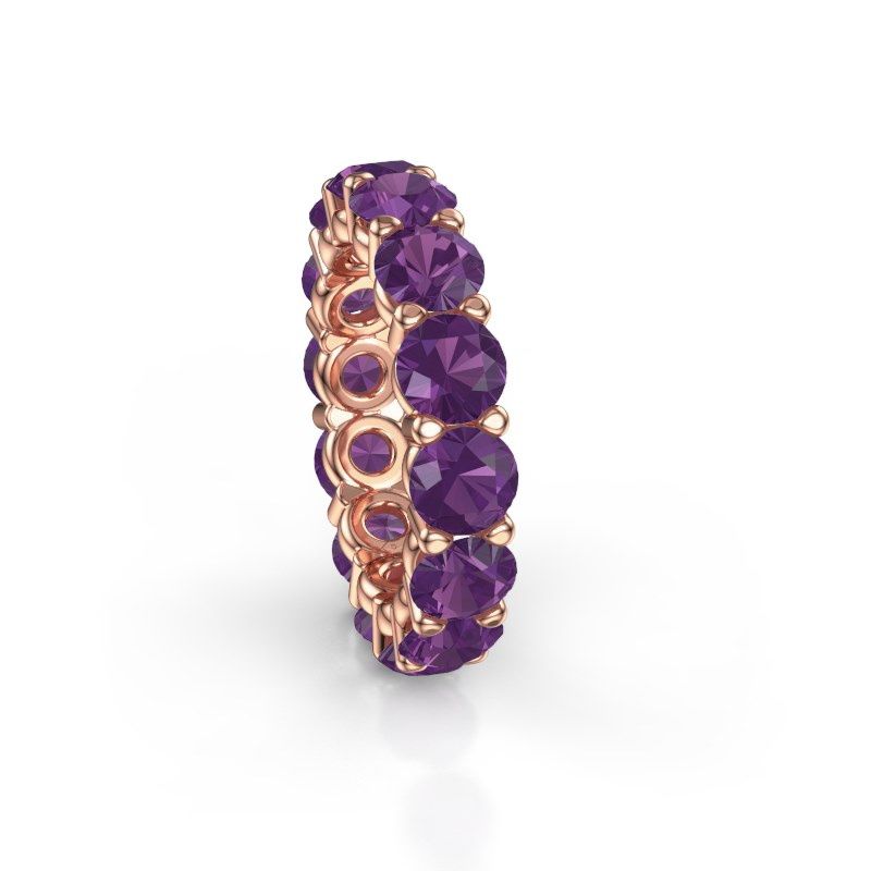 Bild von Ring heddy rnd 5.0<br/>585 Roségold<br/>Amethyst 5 mm