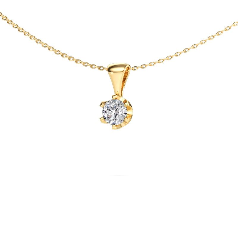 Necklace Fran 585 gold lab-grown diamond 0.50 crt