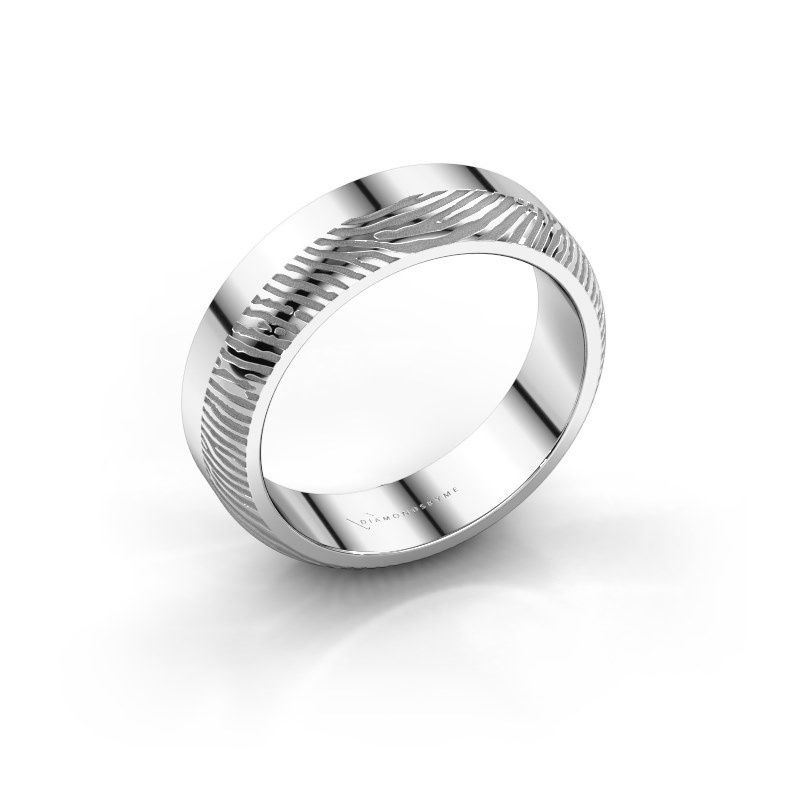 Afbeelding van Trouwring Lyda<br/>585 witgoud ±5x2 mm