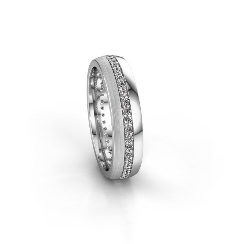 Image of Wedding ring WH0203L25BPM<br/>950 platinum ±5x2 mm<br/>Lab-grown diamond 0.44 crt