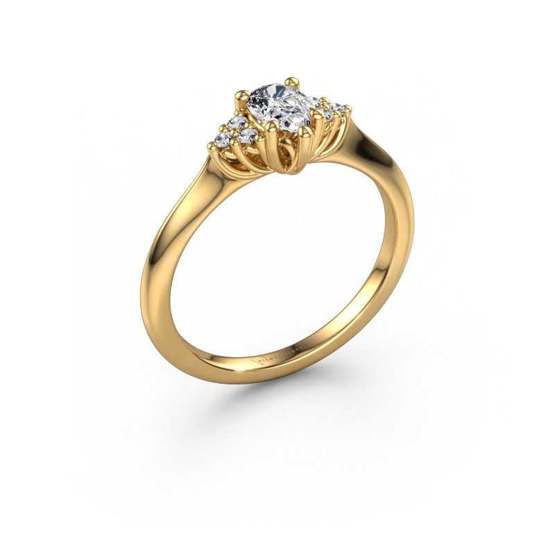 Engagement ring Felipa PER 585 gold diamond 0.529 crt