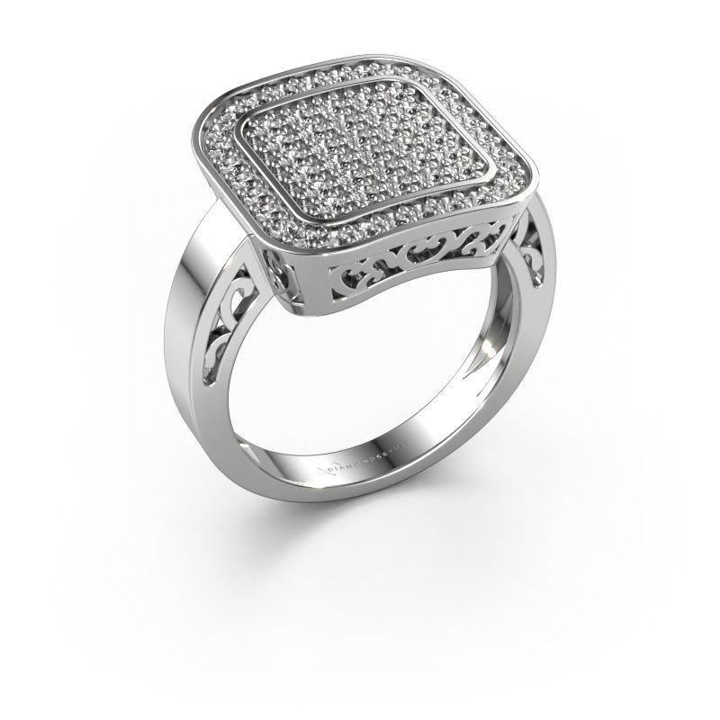 Ring Beatrice 585 white gold lab grown diamond 0.60 crt