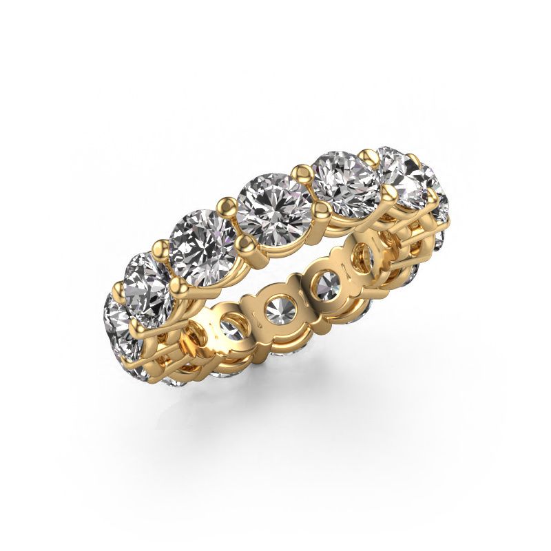 Stackable ring Michelle full 5.0 585 gold lab grown diamond 7.50 crt