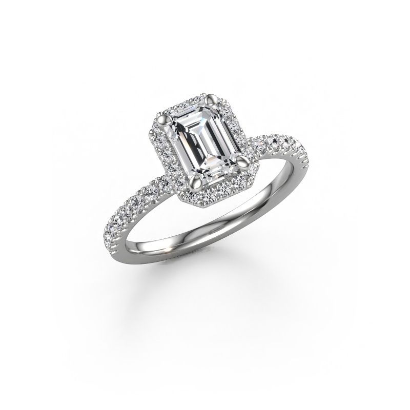 Verlovingsring Miranda EME 950 platina lab-grown diamant 1.615 crt