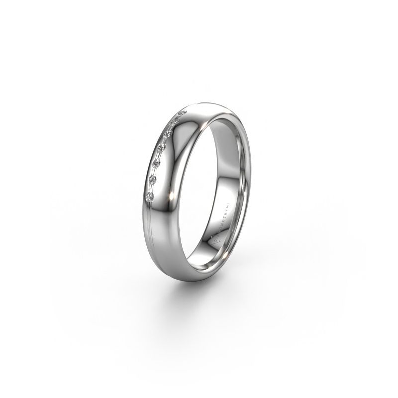 Vriendschapsring WH2144L34A 950 platina lab-grown diamant ±4 x 1,7 mm
