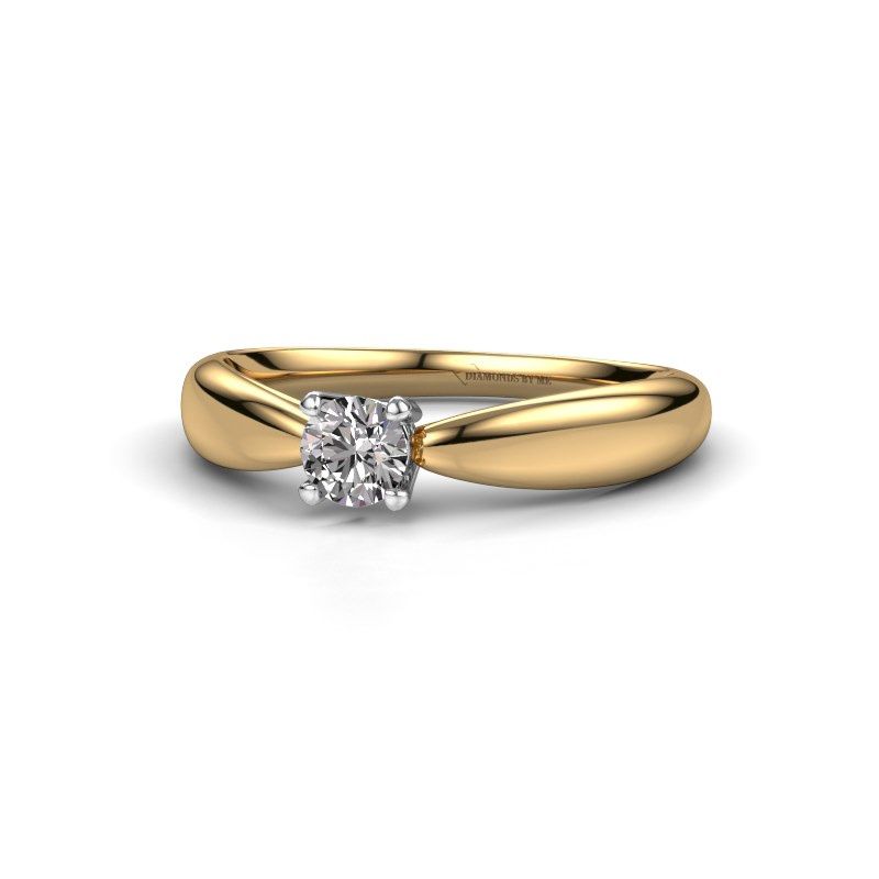 Image de Bague de fiançailles Nichole<br/>585 or jaune<br/>Diamant 0.25 crt