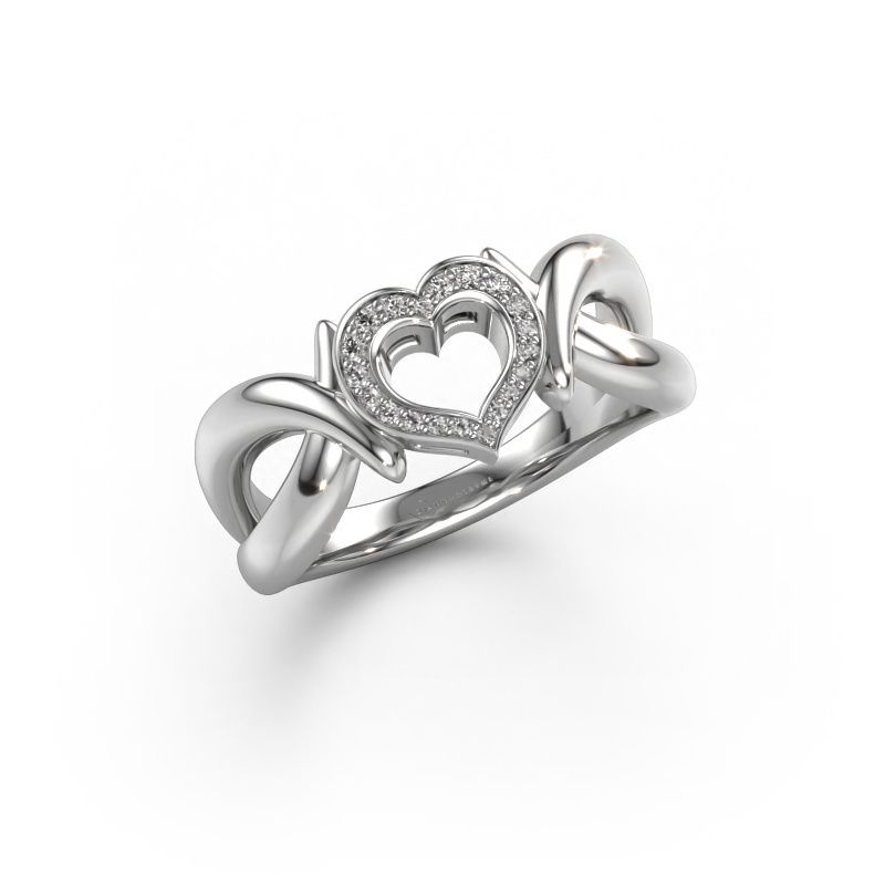 Ring Earlie 1 950 platinum diamond 0.077 crt