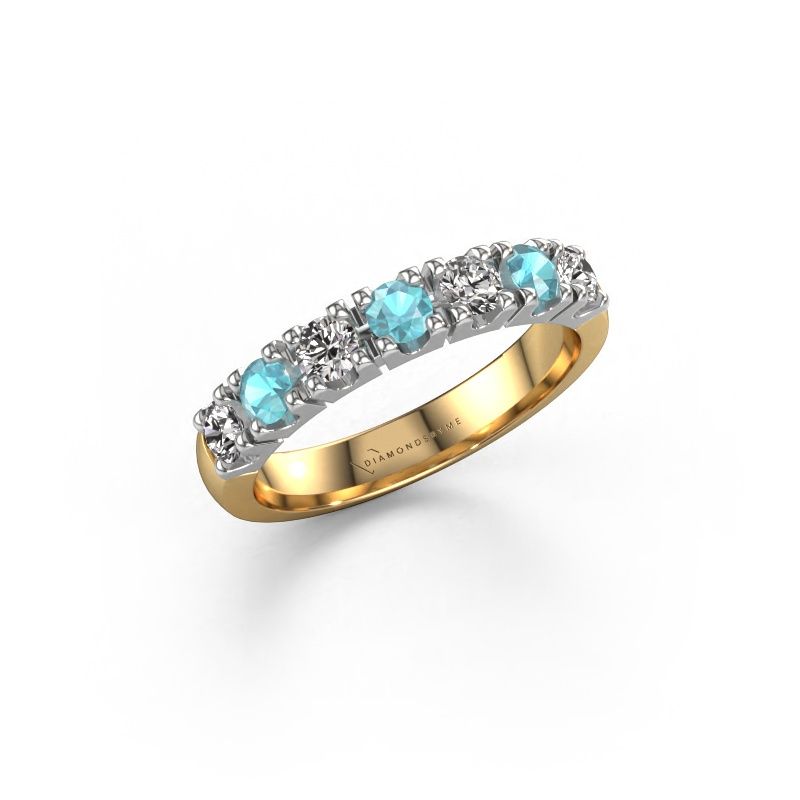 Ring Rianne 7 585 gold blue topaz 3 mm