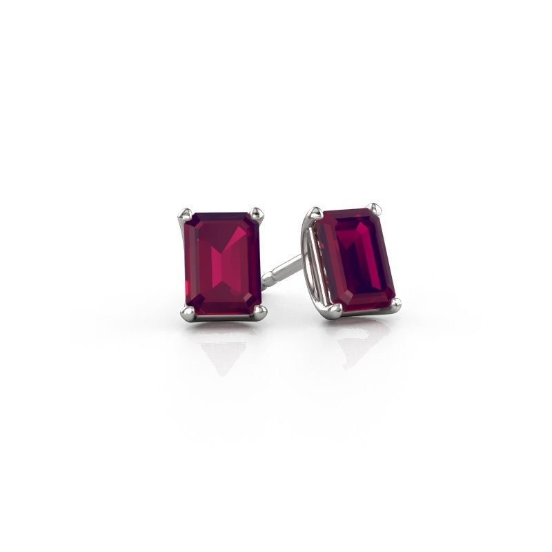 Ohrsteckers Sam EME 950 Platin Rhodolit 7x5 mm