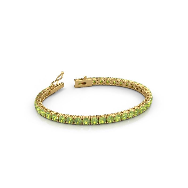 Tennis bracelet Shirley 4.0 585 peridot gold 4 mm