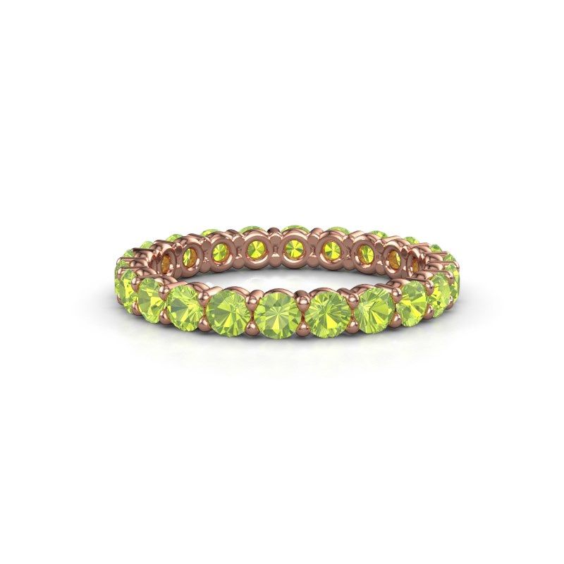 Bild von Vorsteckring heddy rnd 2.7<br/>585 Roségold<br/>Peridot 2.7 mm