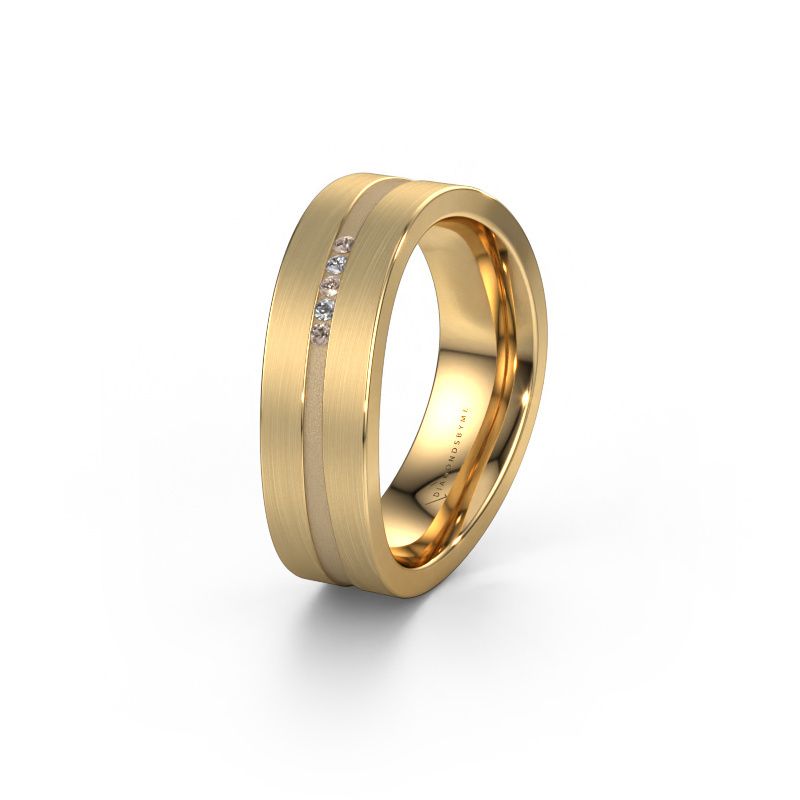 Alliance WH2019P 585 or jaune diamant brun ±6x2 mm