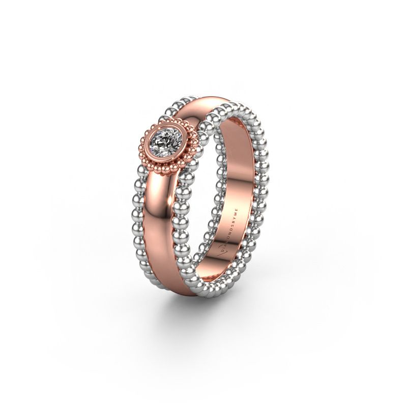 Alliance WH3053L16A 585 or rose zircone ±6 x 1,7 mm