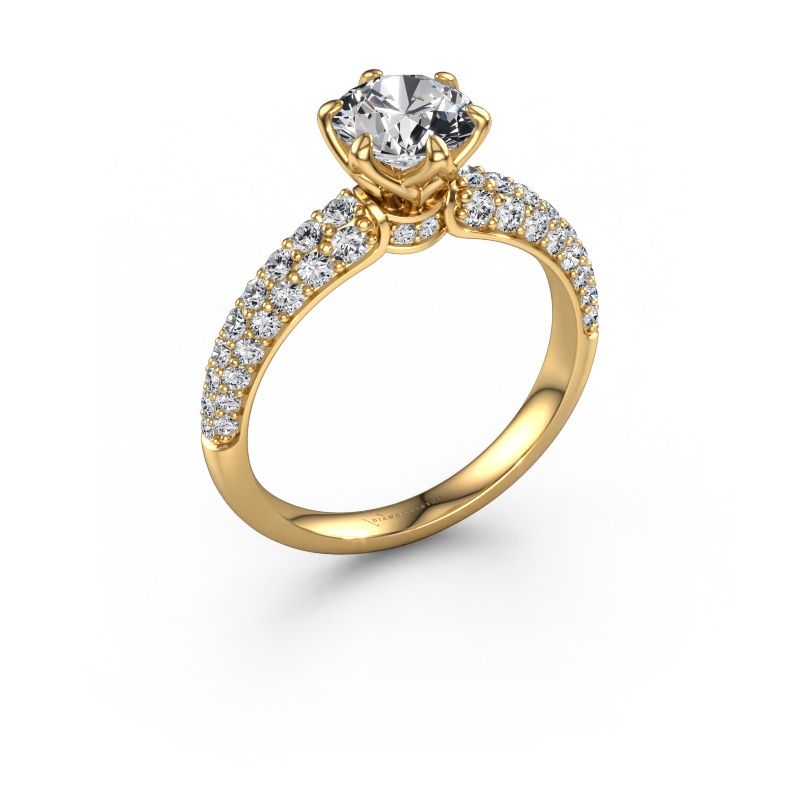 Engagement ring Meryl 585 gold lab grown diamond 1.00 crt