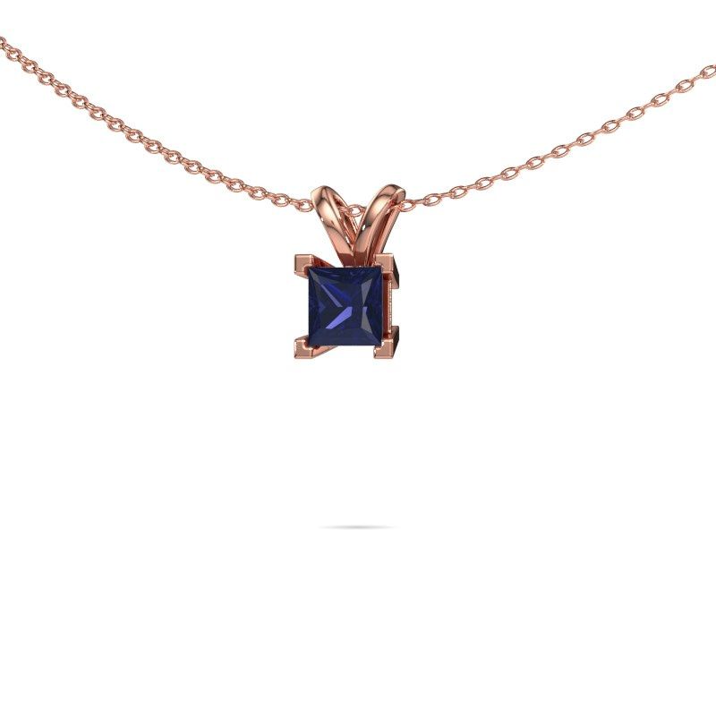Pendant Ariane 585 rose gold sapphire 5 mm