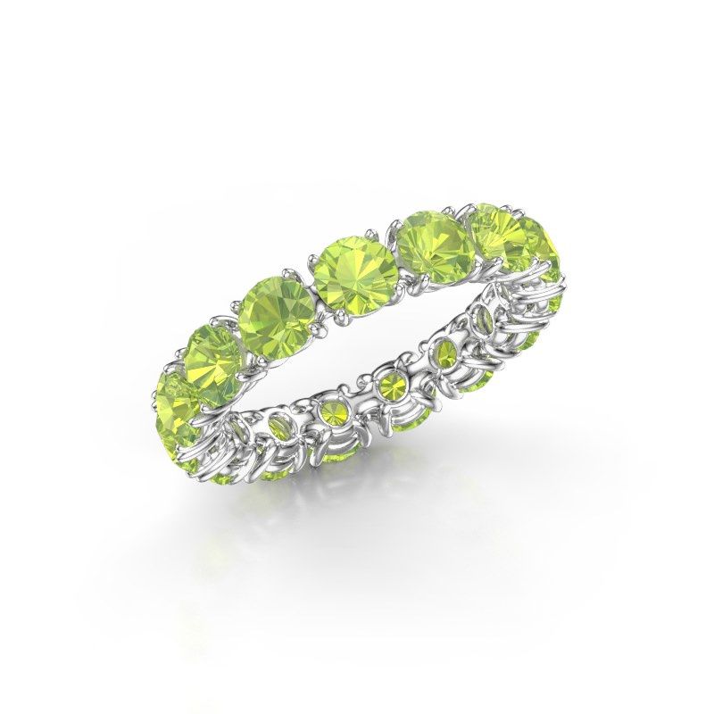 Bild von Ring vivienne 4.2<br/>950 Platin<br/>Peridot 4.2 mm