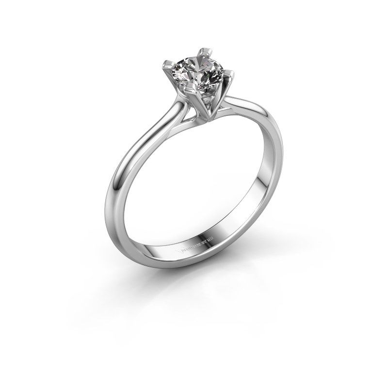 Image de Bague de fiançailles Isa 1 585 or blanc diamant 0.40 crt