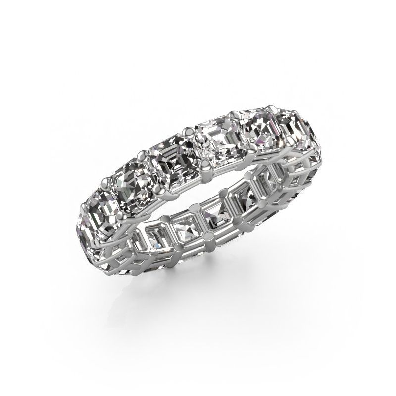 Ring Heddy ASH 4.5 585 witgoud lab-grown diamant 8.00 crt