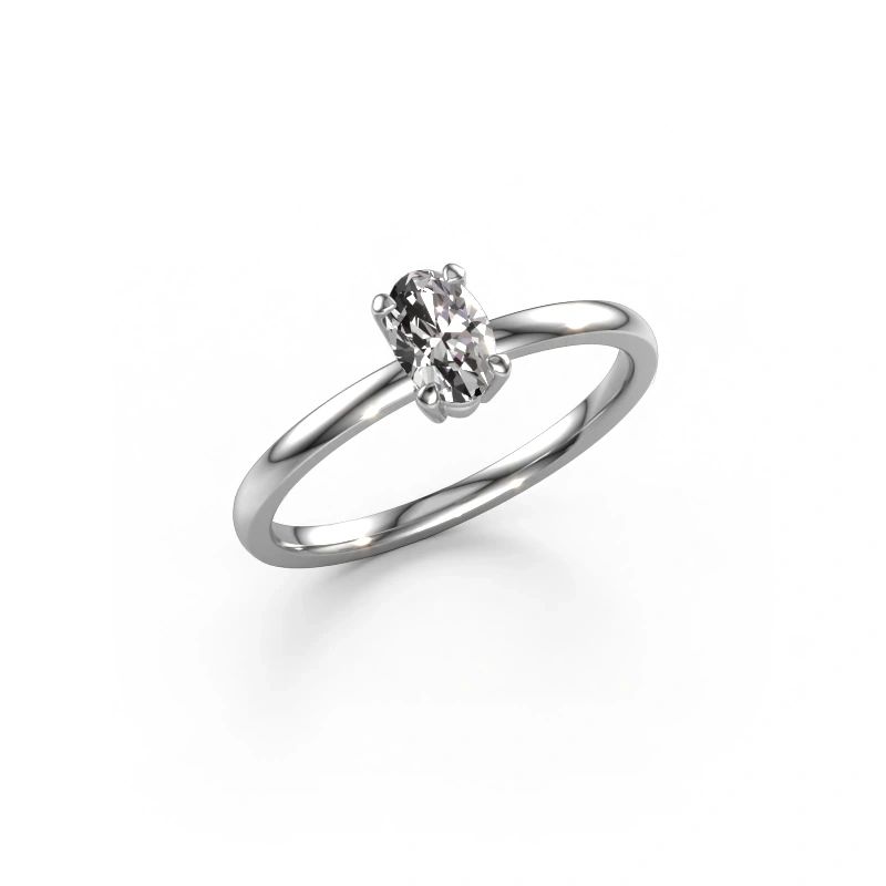 Engagement ring Lynelle 1 585 white gold diamond 0.40 crt