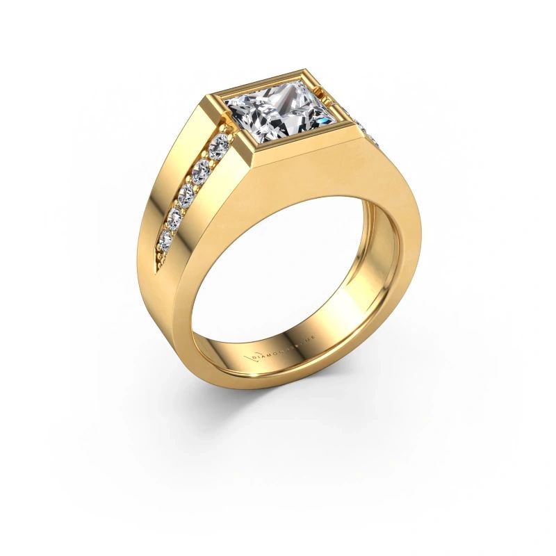 Pinky ring Simon 585 gold diamond 2.450 crt