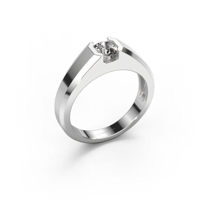 Herrenring Indigo 950 Platin Diamant 0.60 crt
