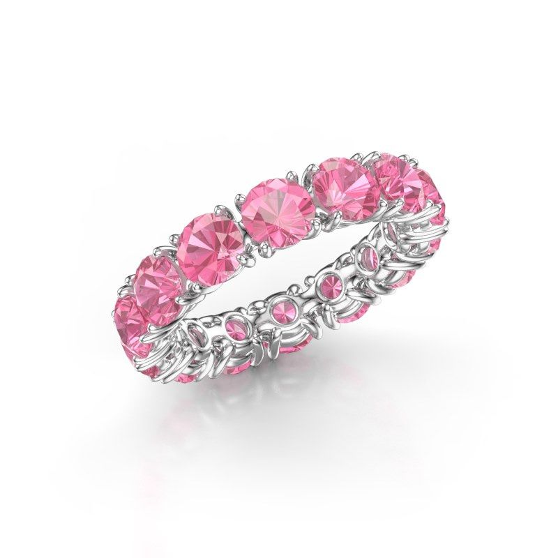 Bild von Ring vivienne 4.7<br/>950 Platin<br/>Pink Saphir 4.7 mm