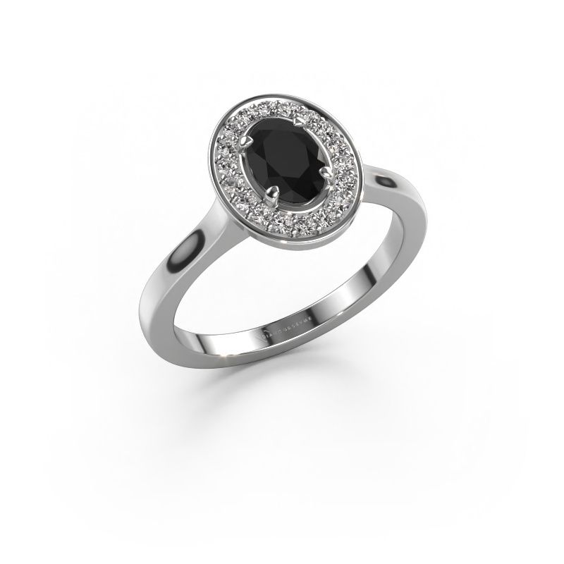Ring Madelon 1 950 platinum black diamond 1.23 crt