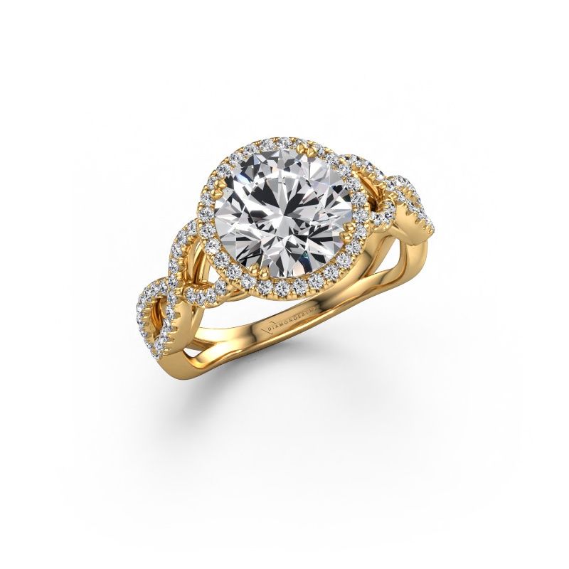 Engagement ring Dionne rnd 585 gold diamond 2.40 crt