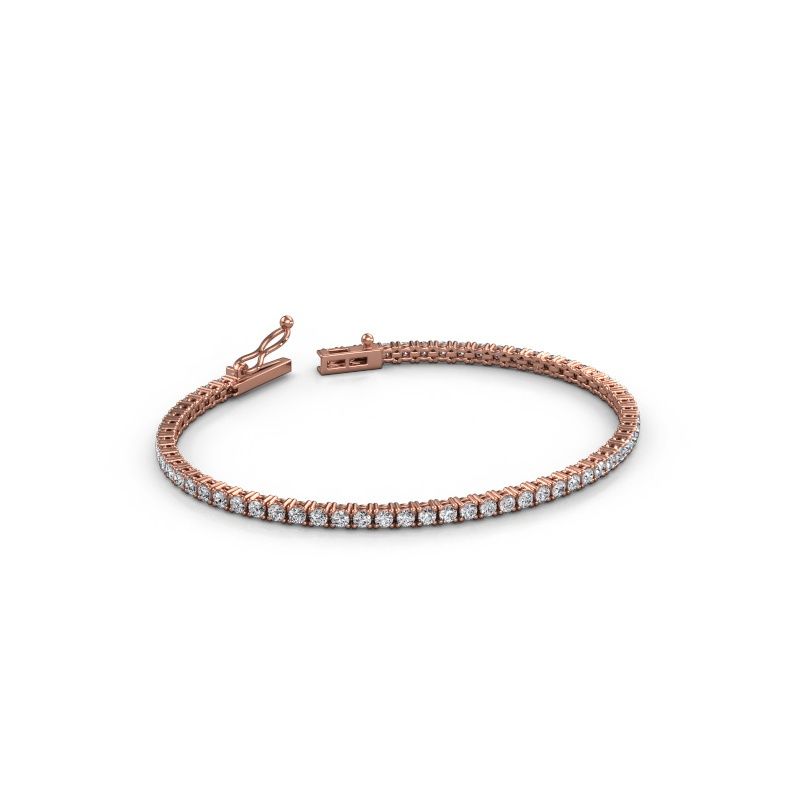 Tennisarmband Shirley 2.2 lab diamond 585 Roségold 2.835 crt